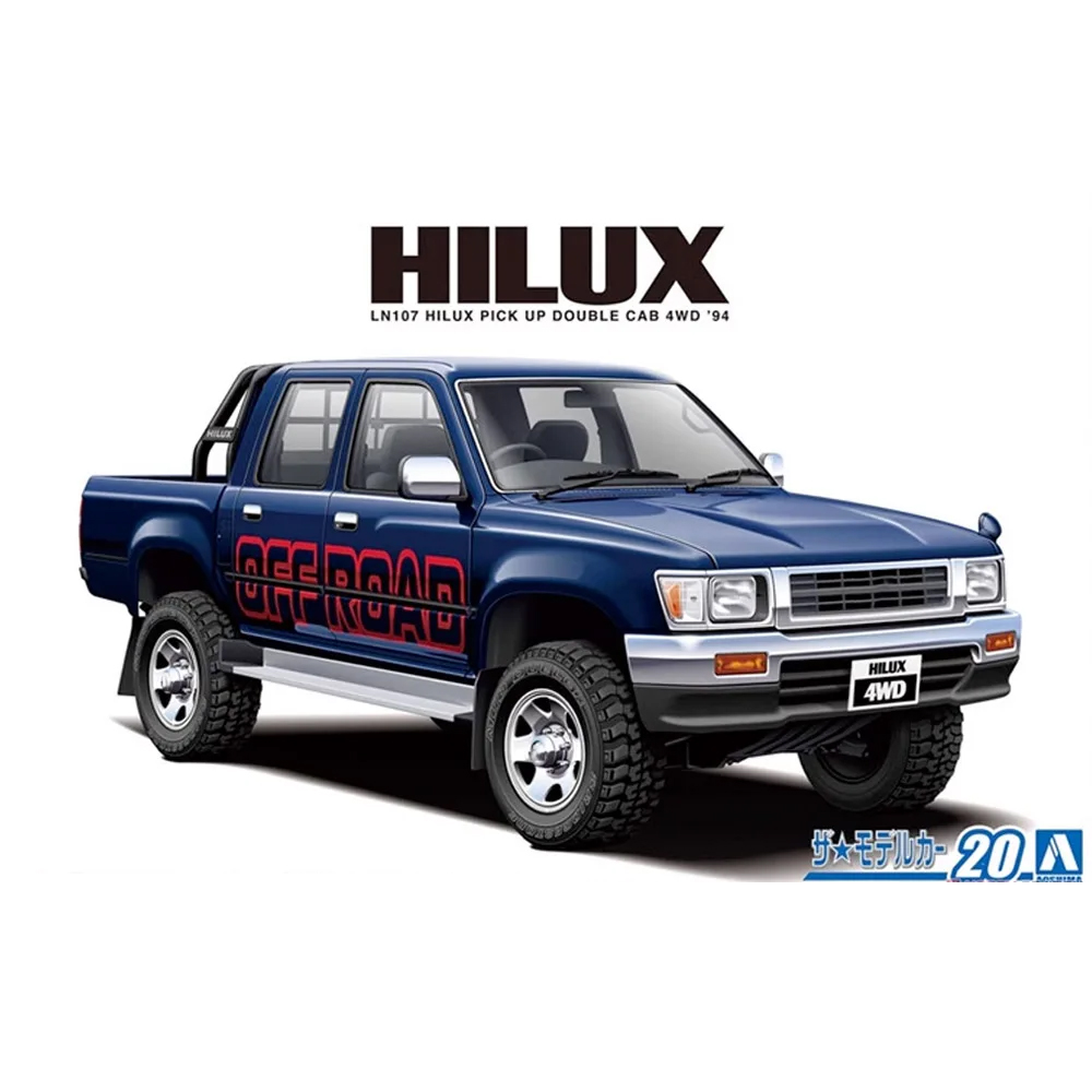 Model Kit Nissan Skyline - Aoshima 06217 1/24 Toyota LN107 Hilux