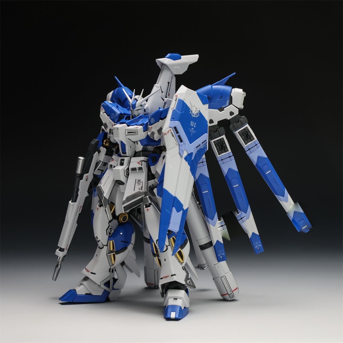 Model Kit Gundam - 1/144 Hi‑v Gundam Assembly Model Kit,