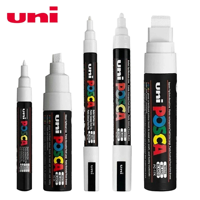 Model Kit Markers - Posca White Marker Brush, Permanent Waterproof