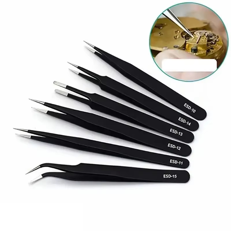 Model Kit Nipper - Precision Tweezers Set ESD Anti-Static Repair