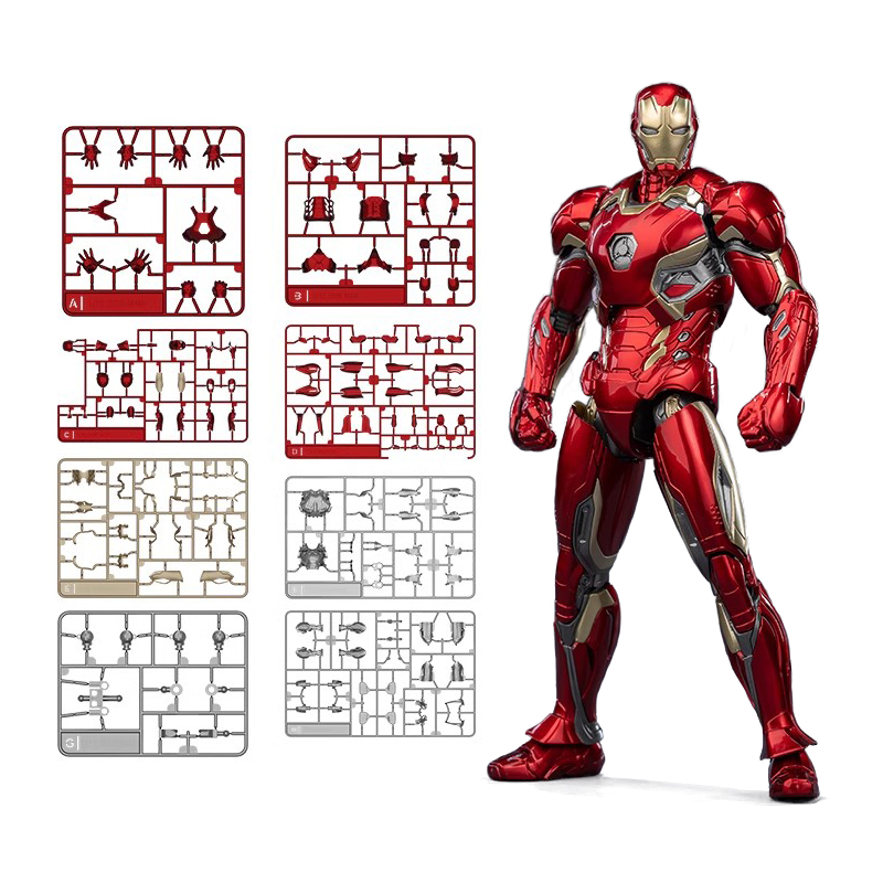 Model Kit Iron Man - Original Marvel Assembled Model ABS Joint