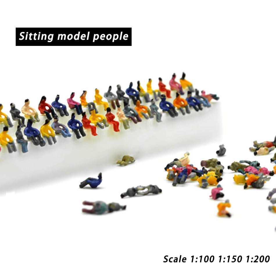 Model Kit Locomotive - Scale1:100-200 Thu Nhỏ Người Mẫu Ngồi