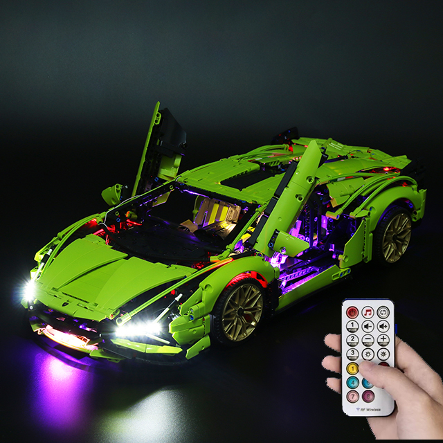 Model Kit Lamborghini - Đèn LED Ứng Dụng Điều Khiển