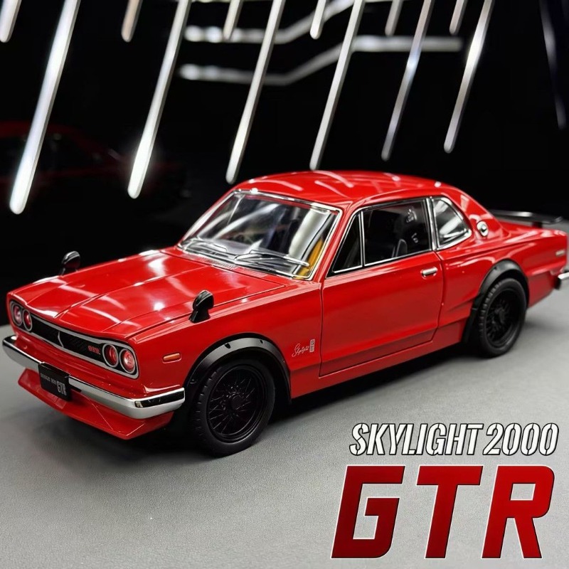 Model Kit Nissan Skyline - 1:22 Nissan Skyline GT-R Hakosuka Diecast