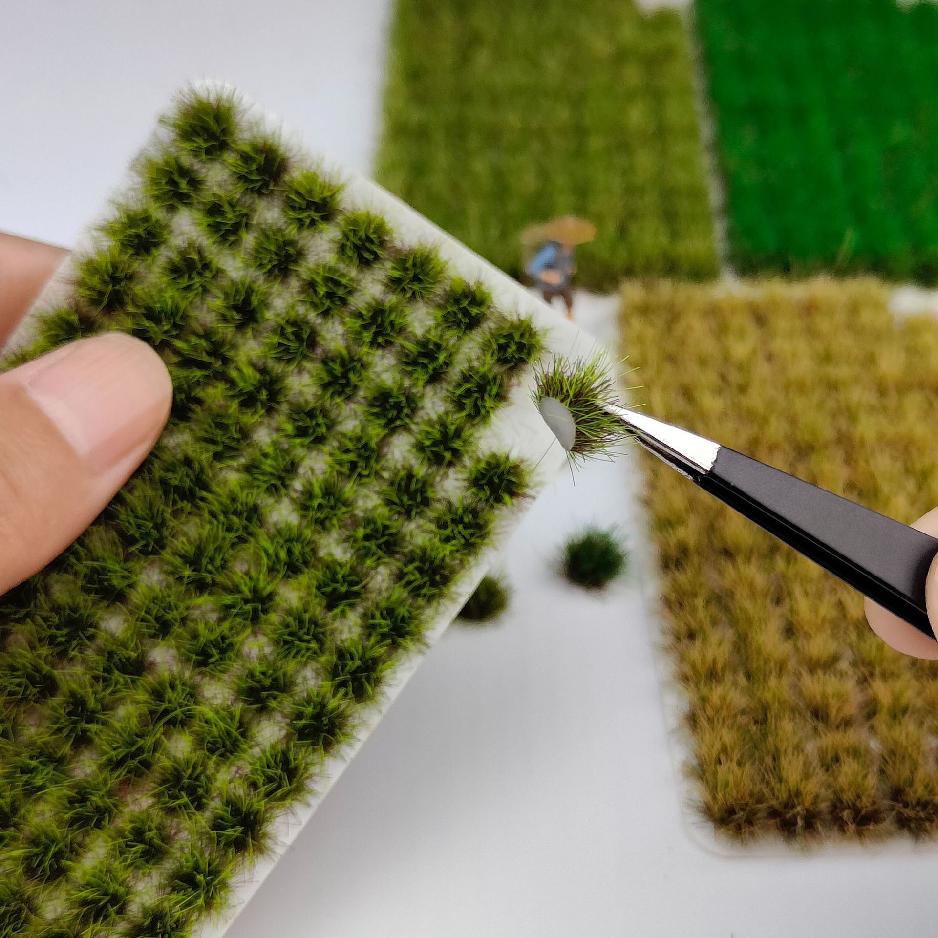 120pcs/box Miniature Grass Clu - đánh giá và giá Model Kit Locomotive