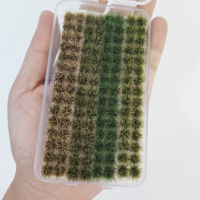120pcs/box Miniature Grass Clu - đánh giá và giá Model Kit Locomotive