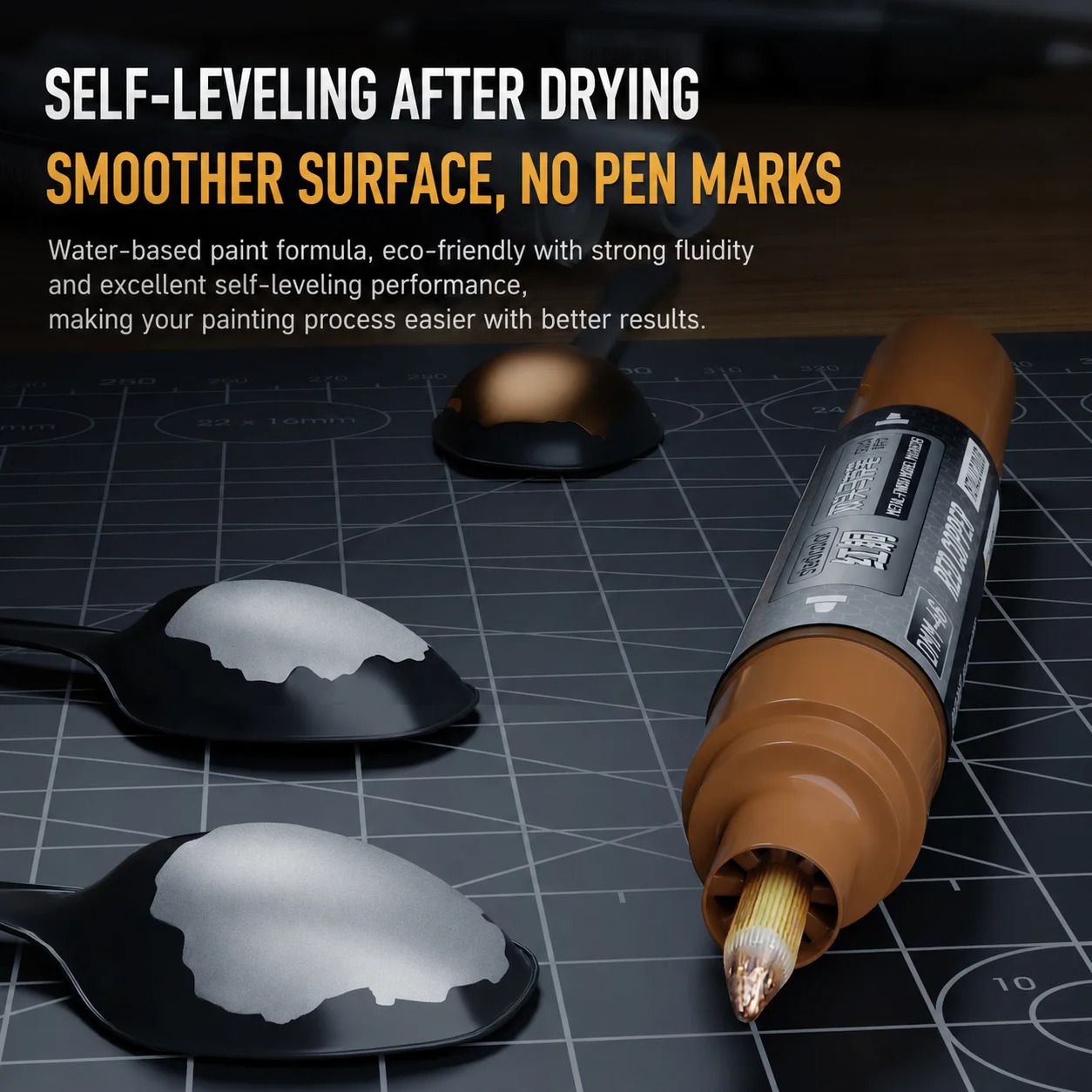 Stedi Dual Nib Metallic Water  - đánh giá và giá Model Kit Markers