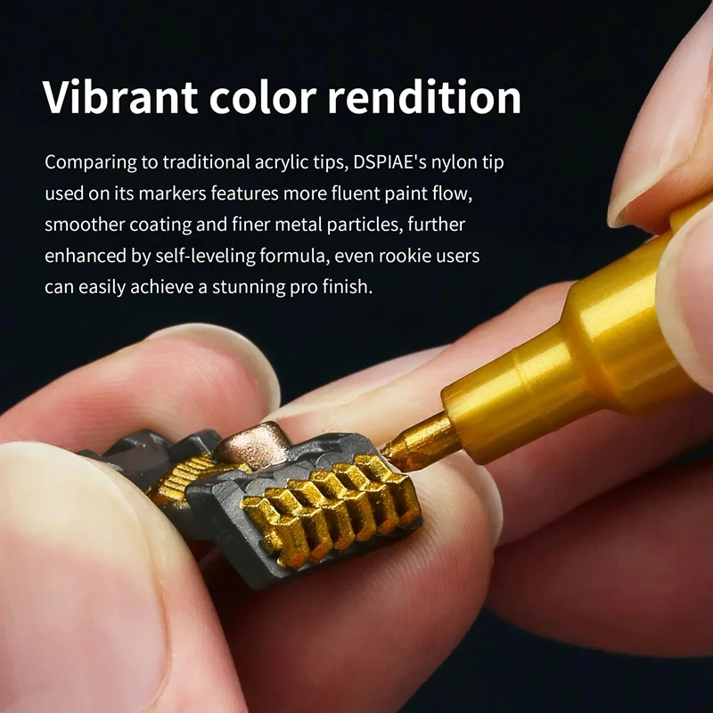 Metallic Markers Colouring Pen - đánh giá và giá Model Kit Markers