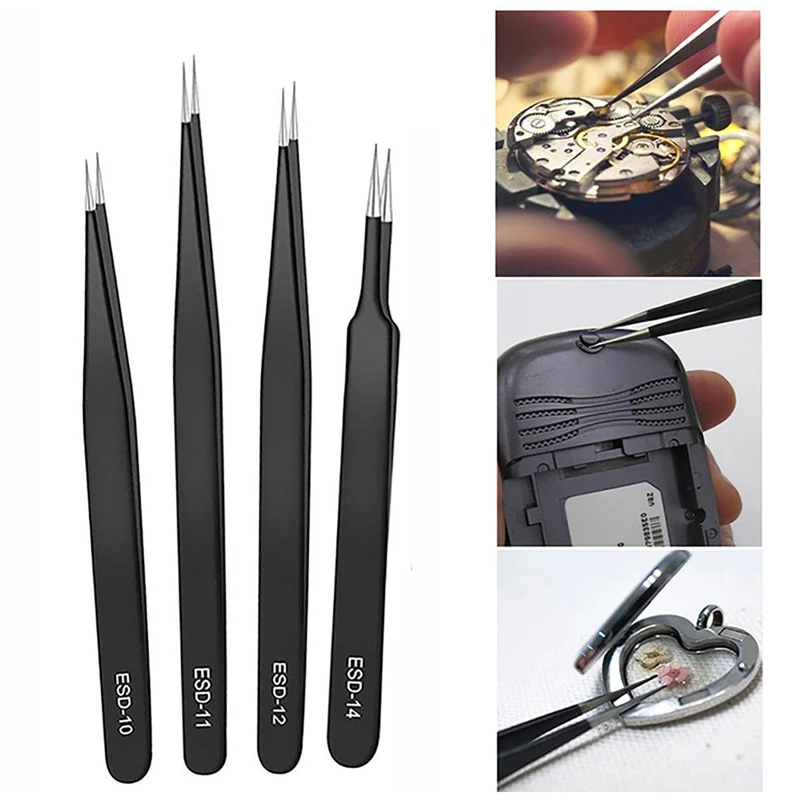 Precision Tweezers Set ESD Ant - đánh giá và giá Model Kit Nipper