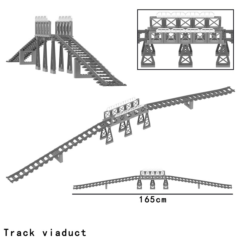 MOC Train Tunnel Exit Entrance - đánh giá và giá Model Kit Locomotive
