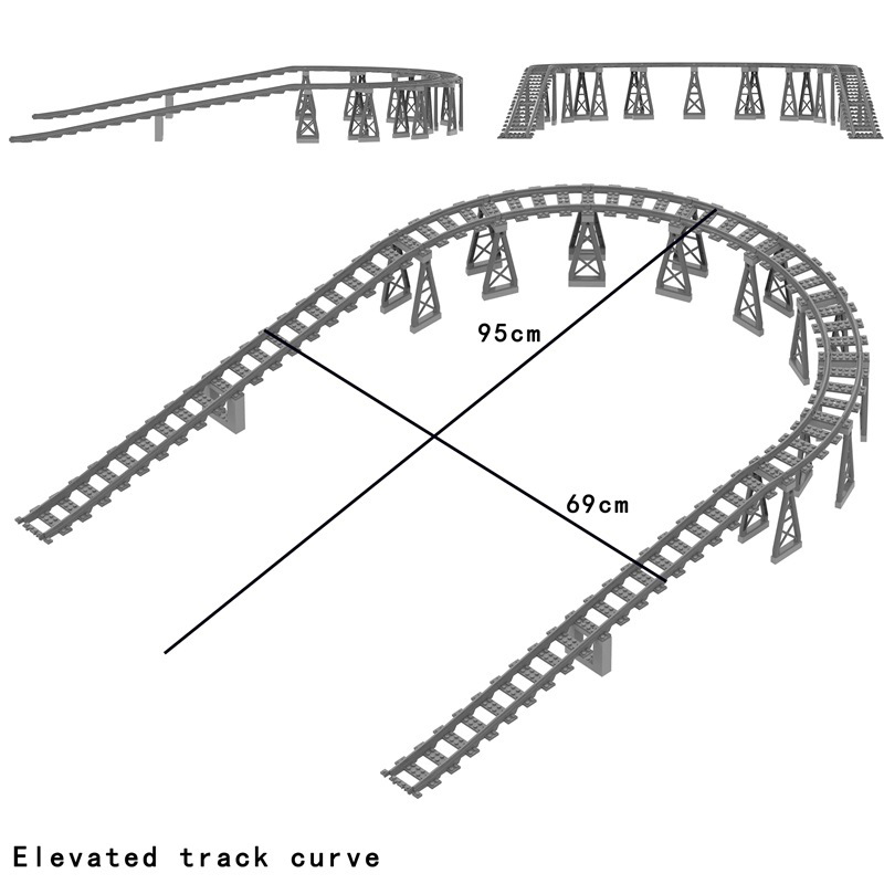 MOC Train Tunnel Exit Entrance - đánh giá và giá Model Kit Locomotive