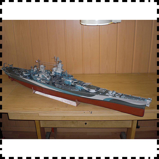 1:200 Scale USS Missouri (BB-6 - đánh giá và giá Model Kit Uss Missouri