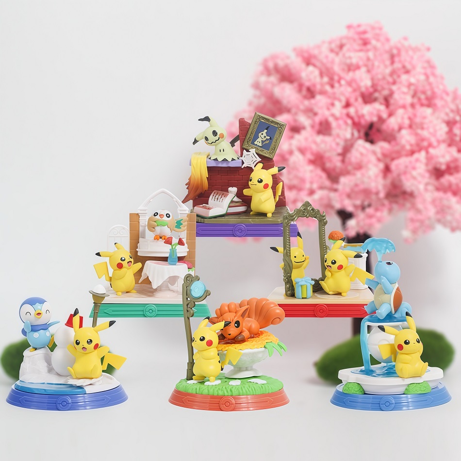 6pcs Pok é mon Action Dolls Pi - đánh giá và giá Model Kit Pokemon