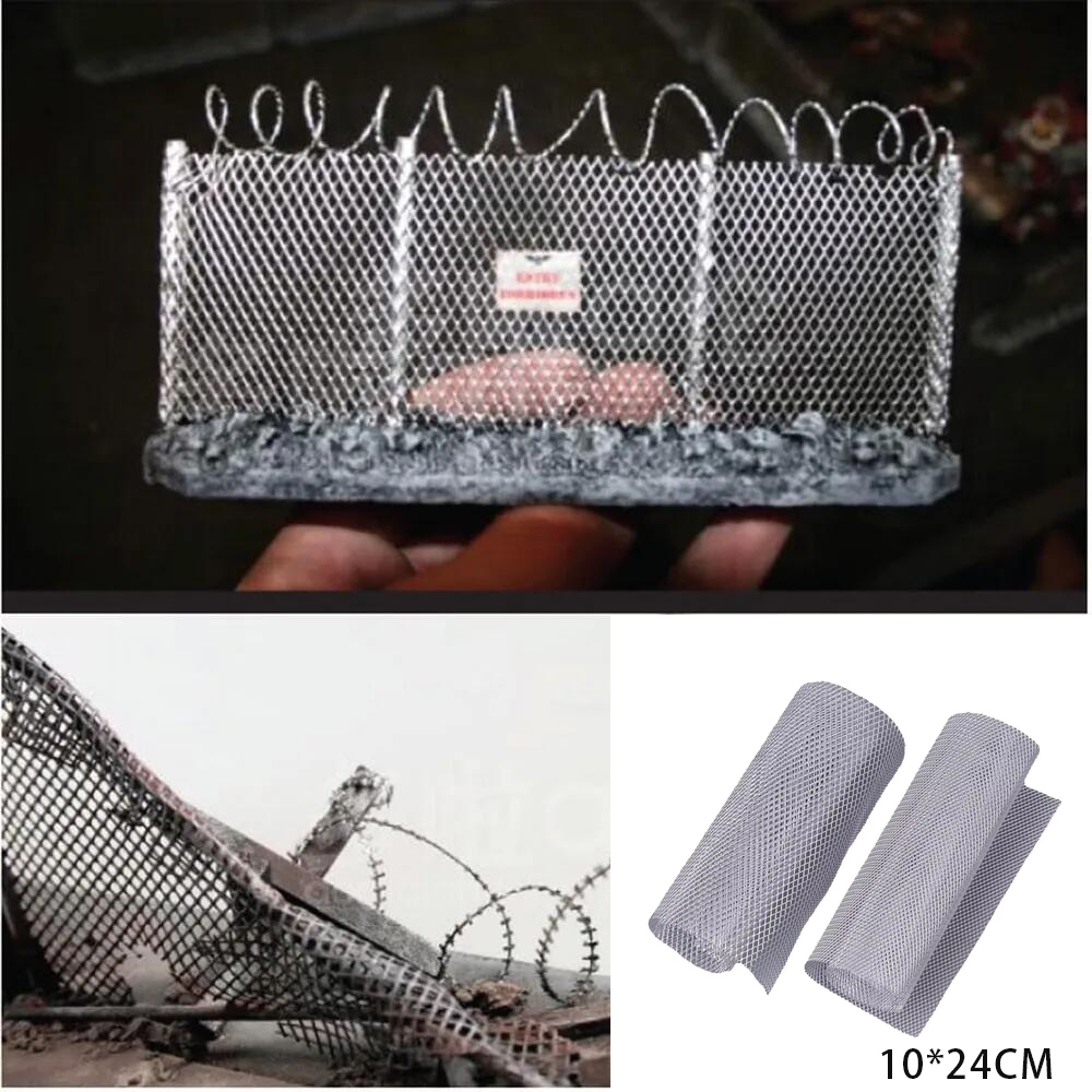 10X24CM Miniature Metal Mesh D - đánh giá và giá Model Kit Locomotive