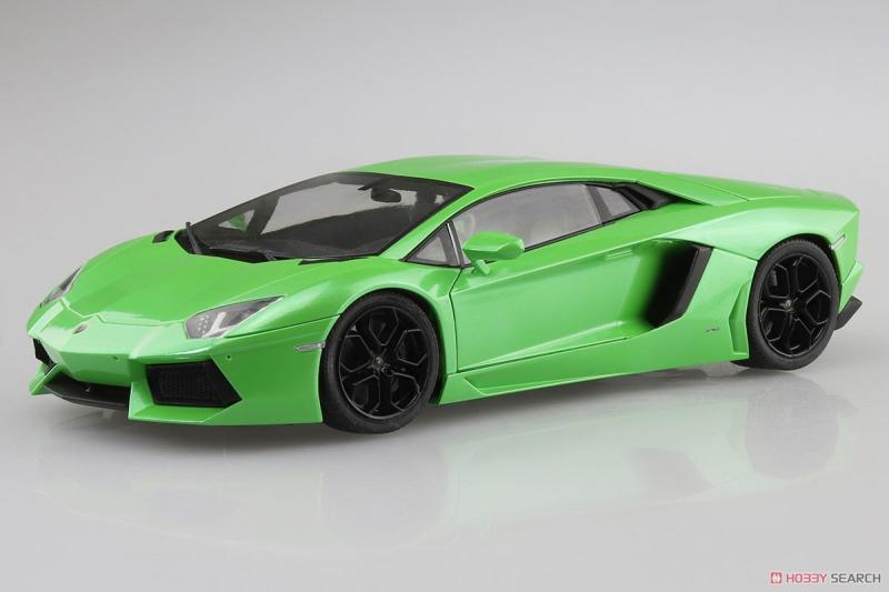 Aoshima 06201-3 Static Assembl - đánh giá và giá Model Kit Lamborghini