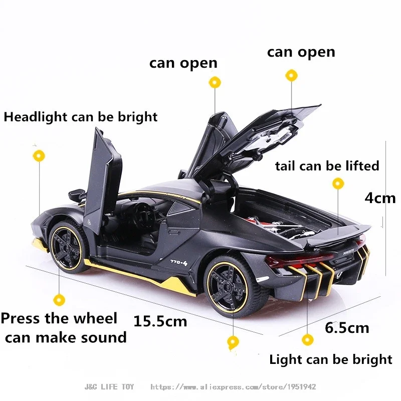 1:32 LP770 750 Alloy Sports Ca - đánh giá và giá Model Kit Lamborghini