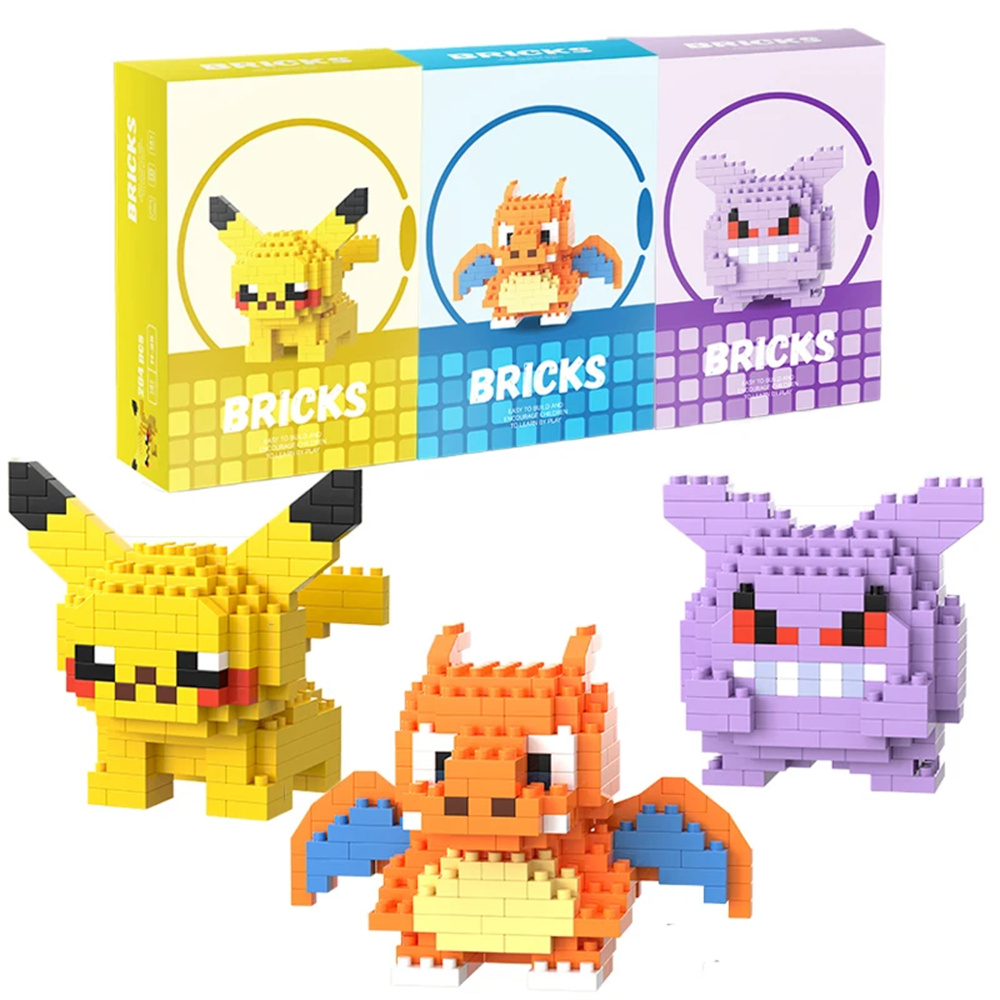 Pokemon Micro Building Blocks  - đánh giá và giá Model Kit Pokemon