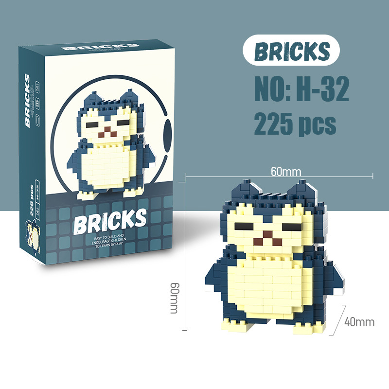 Pokemon Micro Building Blocks  - đánh giá và giá Model Kit Pokemon