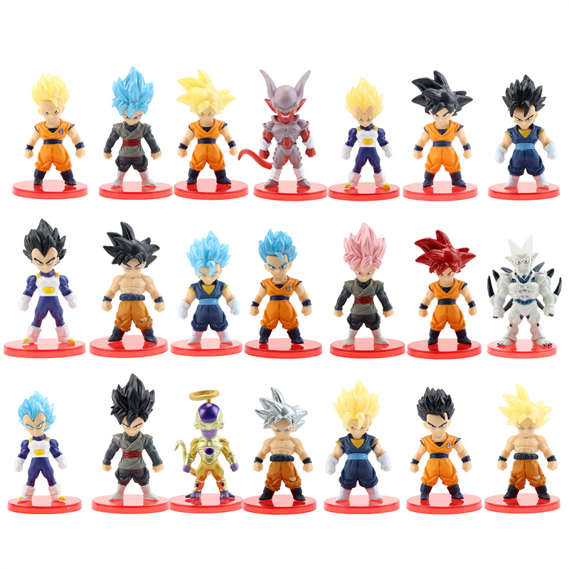 21Pcs/Set Dragon Ball Mini Fig - đánh giá và giá Model Kit Vegeta