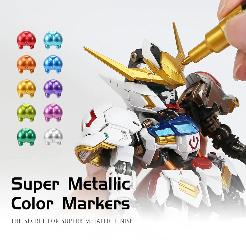Metallic Markers Colouring Pen - đánh giá và giá Model Kit Markers
