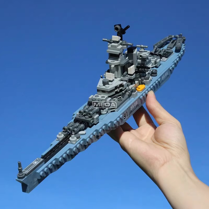 630pcs USS Missouri BB-63 Buil - đánh giá và giá Model Kit Uss Missouri