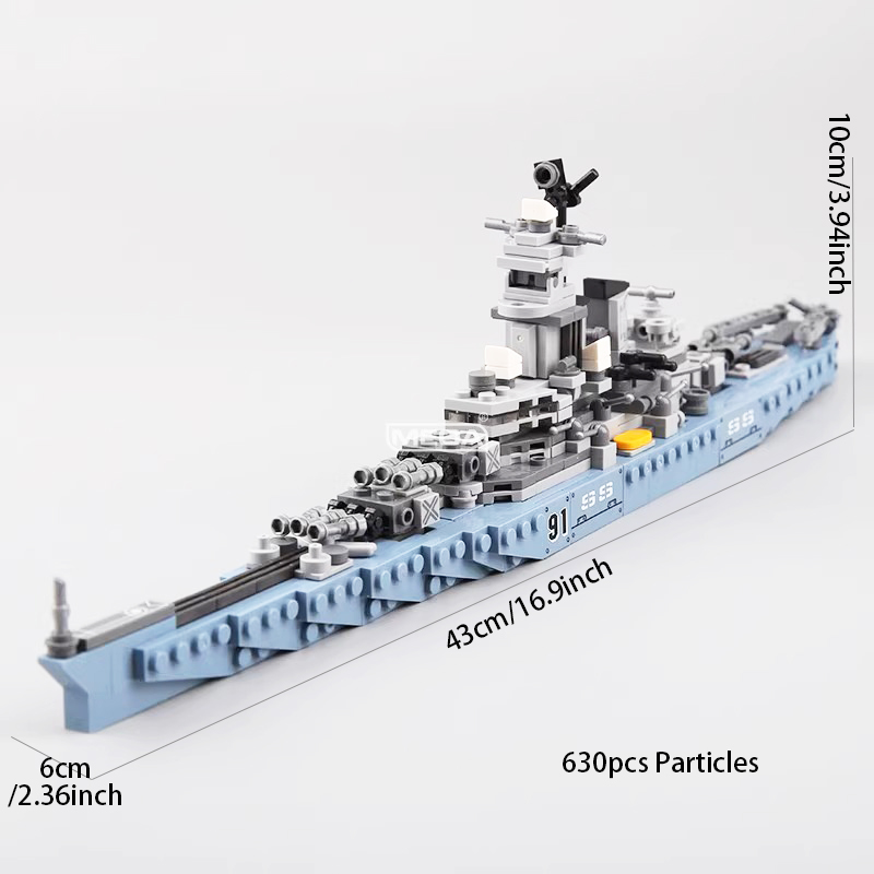 630pcs USS Missouri BB-63 Buil - đánh giá và giá Model Kit Uss Missouri