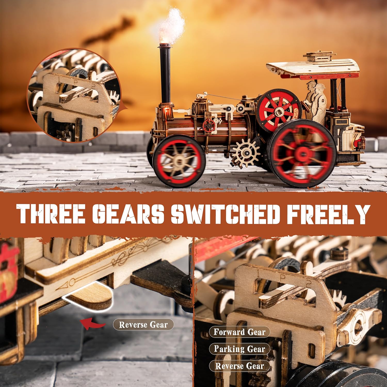 Robotime Rokr Car Model Buildi - đánh giá và giá Model Kit Locomotive