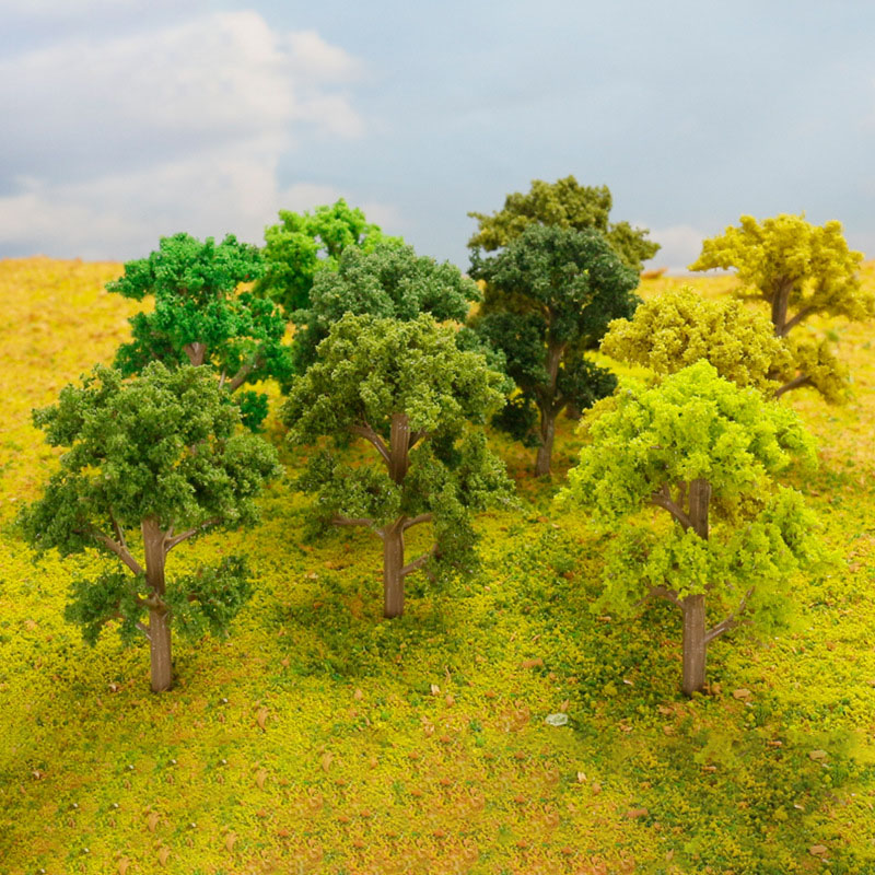 10pcs 5.5CM Trees Model Train  - đánh giá và giá Model Kit Locomotive