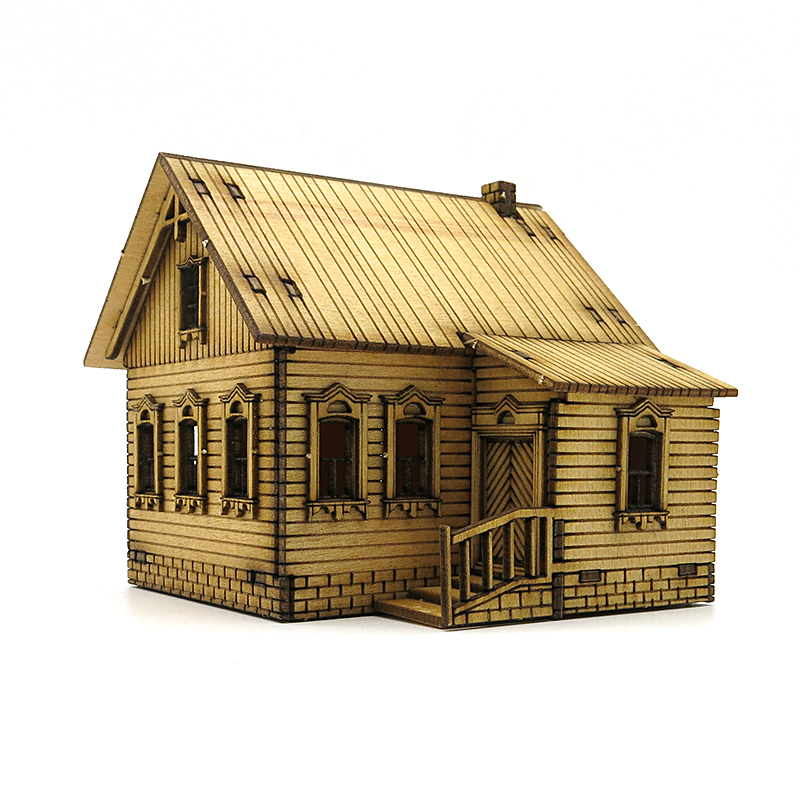 1/72 Wooden Assembly House Eur - đánh giá và giá Model Kit Centaur