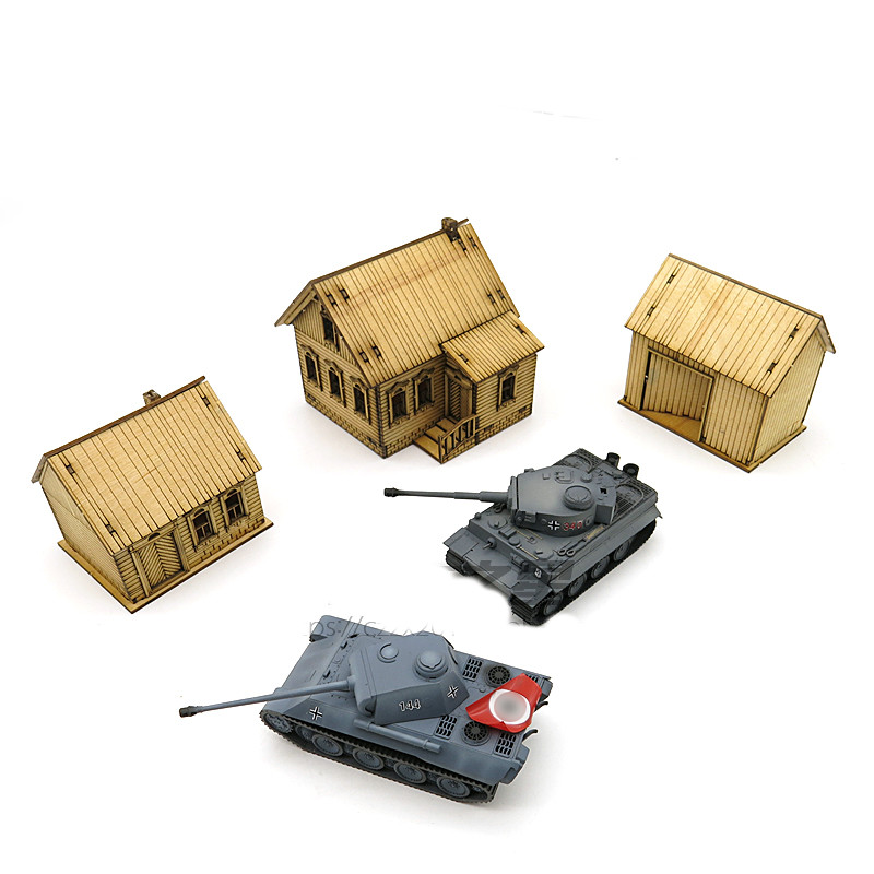 1/72 Wooden Assembly House Eur - đánh giá và giá Model Kit Centaur