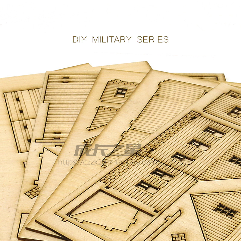 1/72 Wooden Assembly House Eur - đánh giá và giá Model Kit Centaur