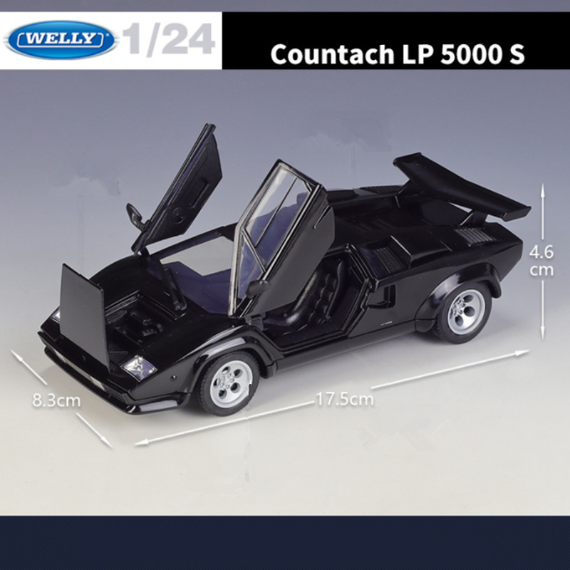 Welly1:24 Lamborghini Countach - đánh giá và giá Model Kit Lamborghini