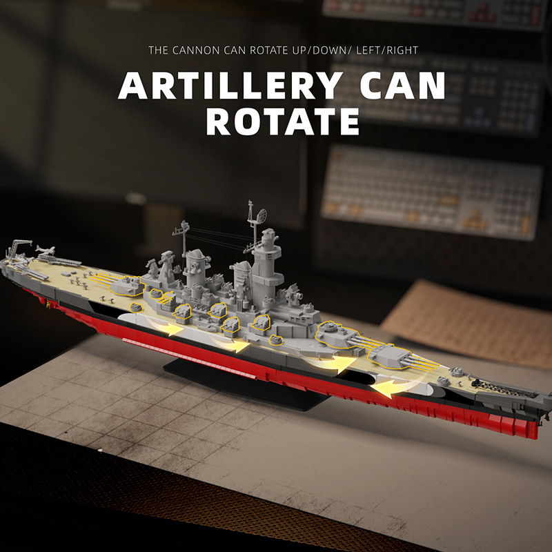 2568PCS USS Missouri Battleshi - đánh giá và giá Model Kit Uss Missouri