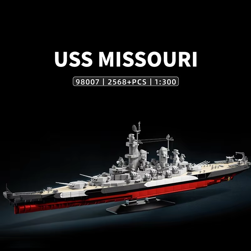 2568pcs USS Missouri battleshi - đánh giá và giá Model Kit Uss Missouri