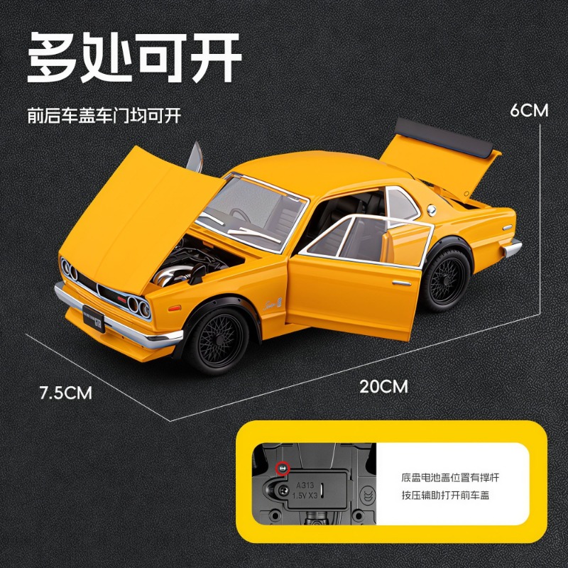 1:22 Nissan Skyline GT-R Hakos - đánh giá và giá Model Kit Nissan Skyline