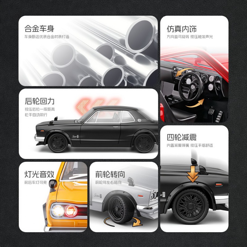 1:22 Nissan Skyline GT-R Hakos - đánh giá và giá Model Kit Nissan Skyline
