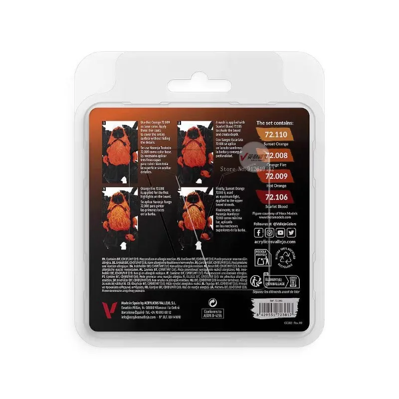 18m/ Bottle 4-color/set of Env - đánh giá và giá Paint Model Kit