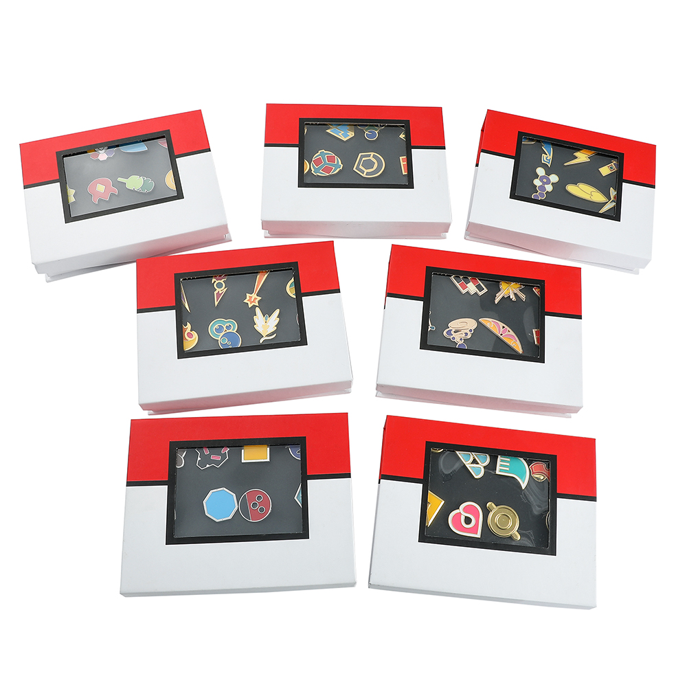 Pokemon Gym Badges Kanto Johto - đánh giá và giá Model Kit Pokemon